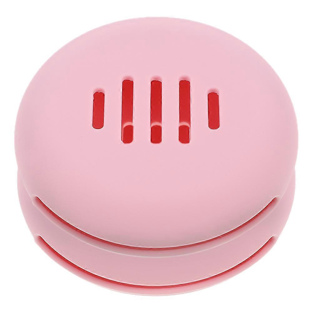 Round Pink Makeup Sponge Holder With Elegant Minimalist Design 2Pcs