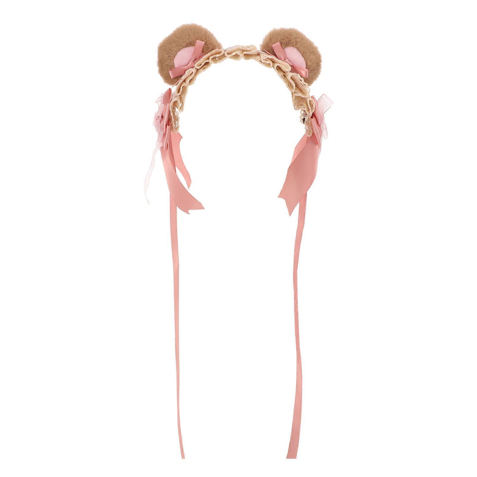 Cute Cosplay Headbands Lolita Style Teen Girls Birthday Party Headband 20.7X3.5X2.5in 1Set