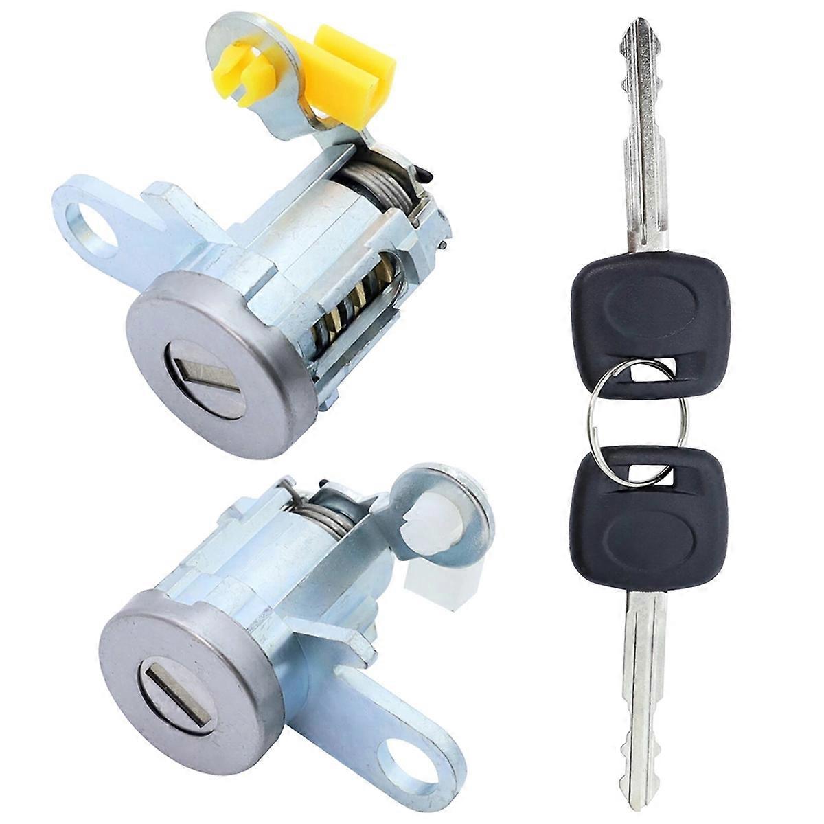 Front Door Lock Cylinder with Keys 69051-35070 69052-35070 for 1995-2004