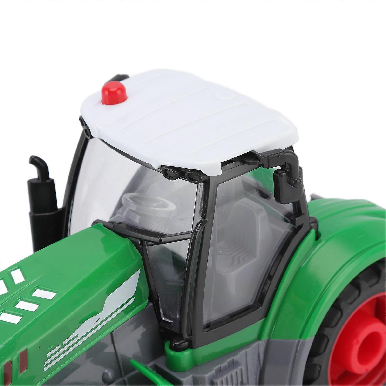 1:24 Scale Remote Control Farm Tractor, High Simulation Damping Spring, 27MHz, Multi-function Remote Control Farm Truck for Kids Over 3 Years Old