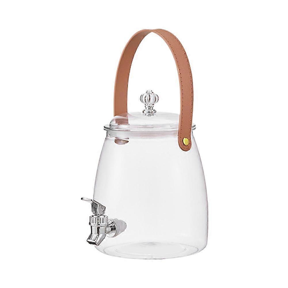 Large Capacity Summer Cold Water Kettle Refrigerator With Tap Fruit Tea Cold