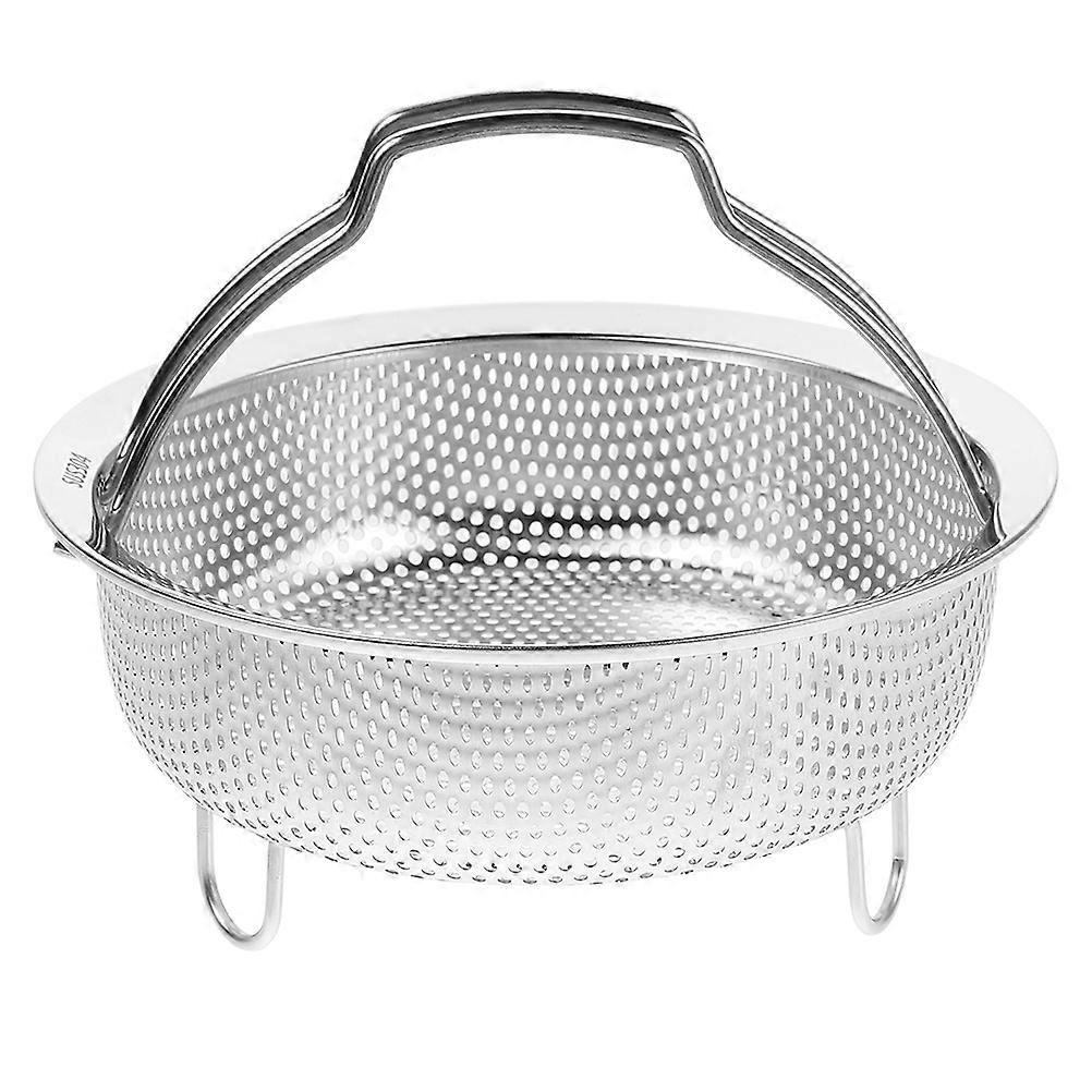 Stainless Steel Steamer Basket with Handle for Rice Cookers – Efficient Mesh Filtering Colander for Vegetables, Fruits, Dumplings, and Dim Sum –