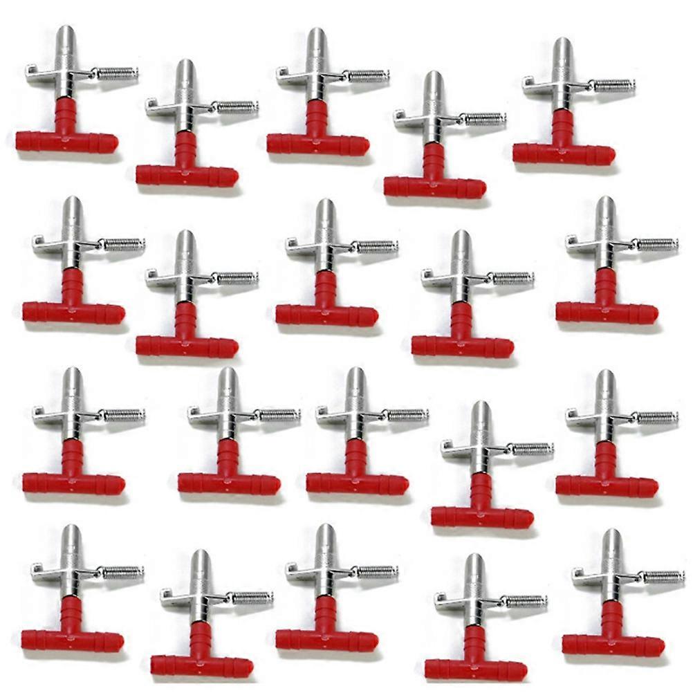 Pet Water Bottle For Cages Rabbit Cage Drinker Automatic Watering Red 10Pcs