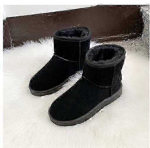 Ladies' Plus Plush Caldo Outdoor Stivali Da Neve Corti Scarpe Ispessimento In Cotone