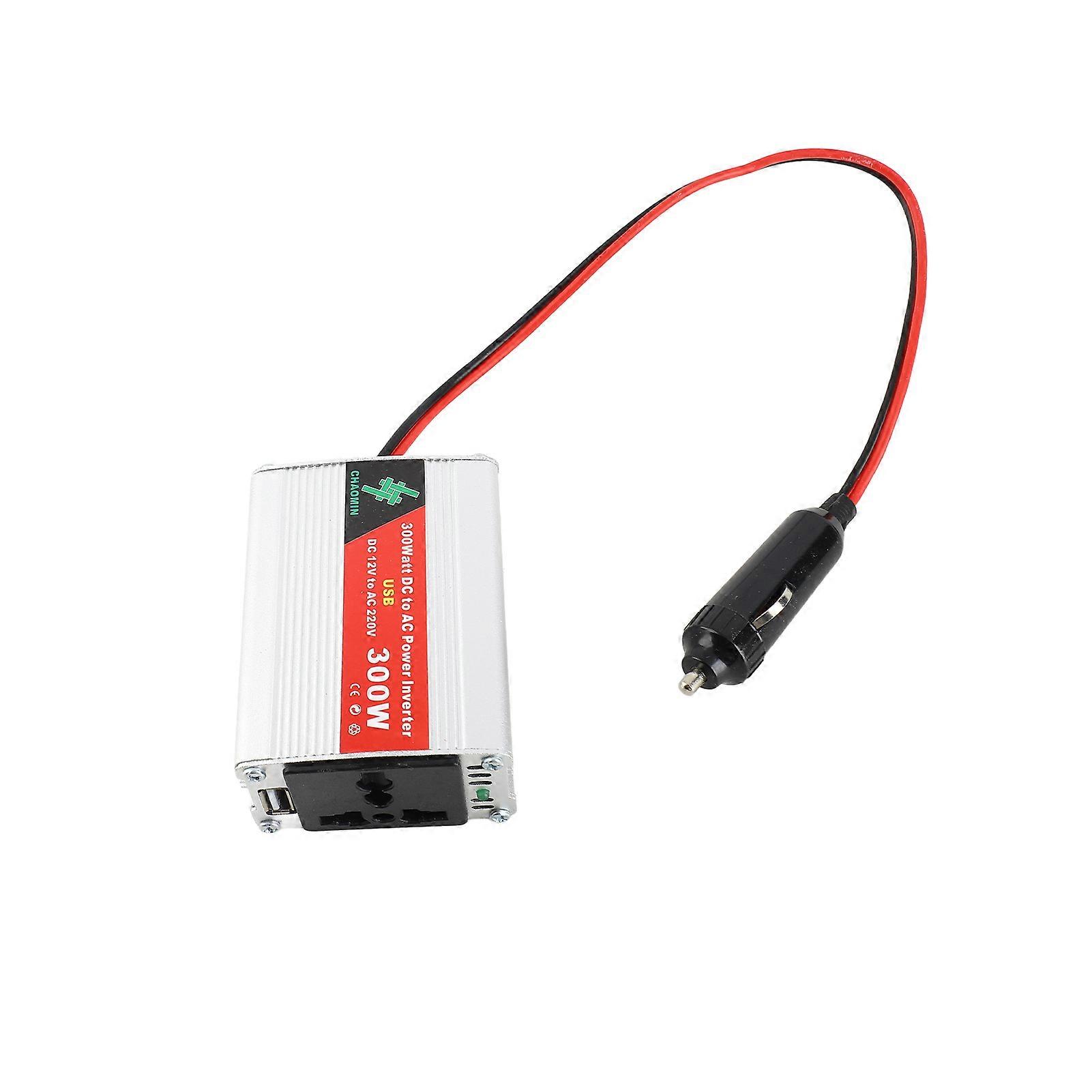 Portable Inverter Car Power Inverters DC12Volt To AC220Volt Transformer 300W Car Power Converter USB Adapter Auto Inverters