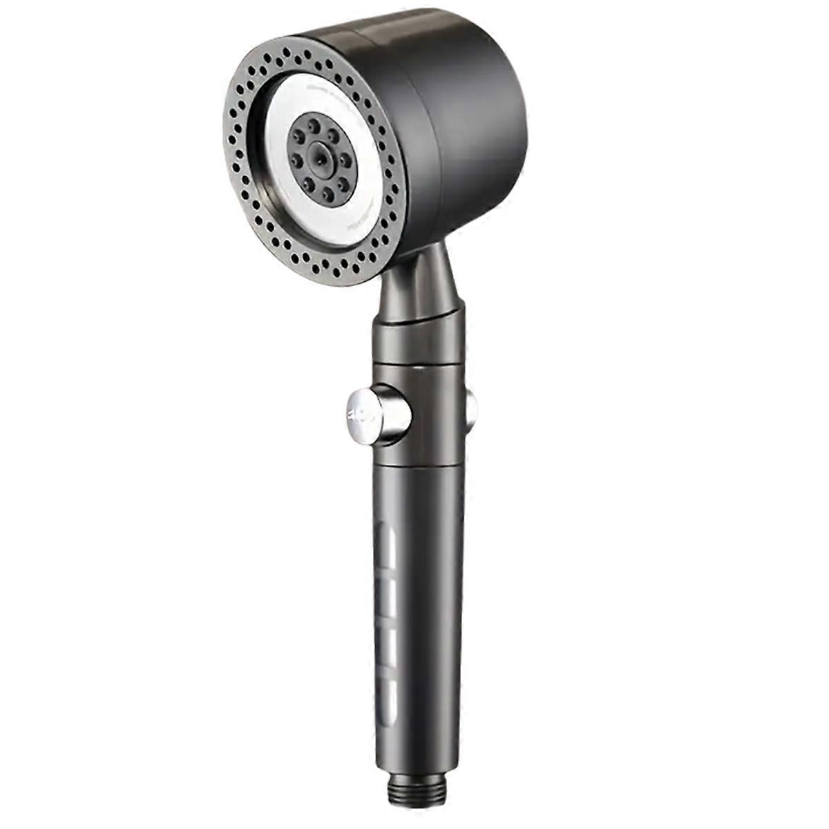 New Strong Pressure Water Saving Filter Shower Head 5 Modes Handheld Shower Head One Button Stop Bathroom Accessories A