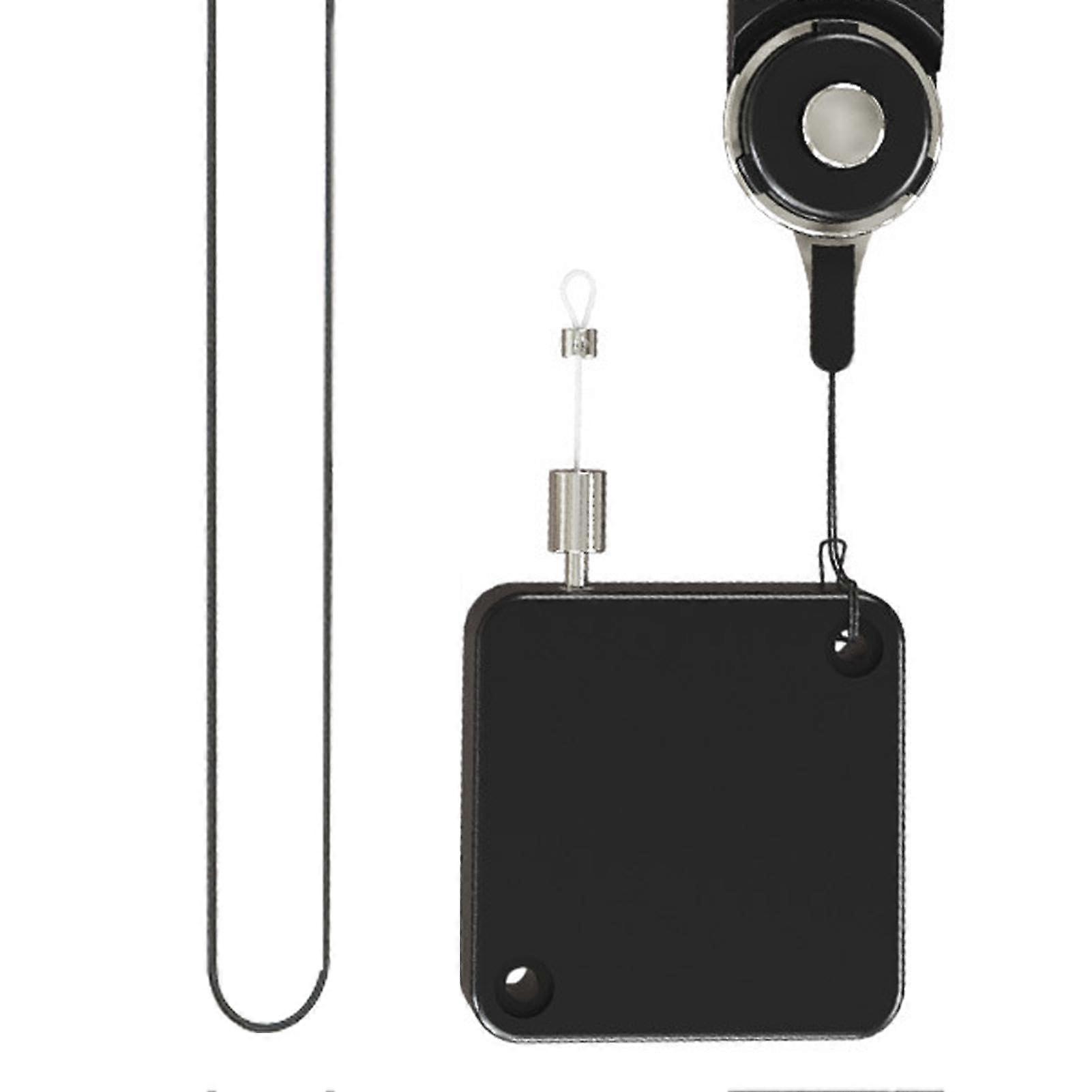 Parrot Harness, Bird Lines  2m Automatic Telescopic Leashes for Parakeets  Bird Flight Harness (Black)