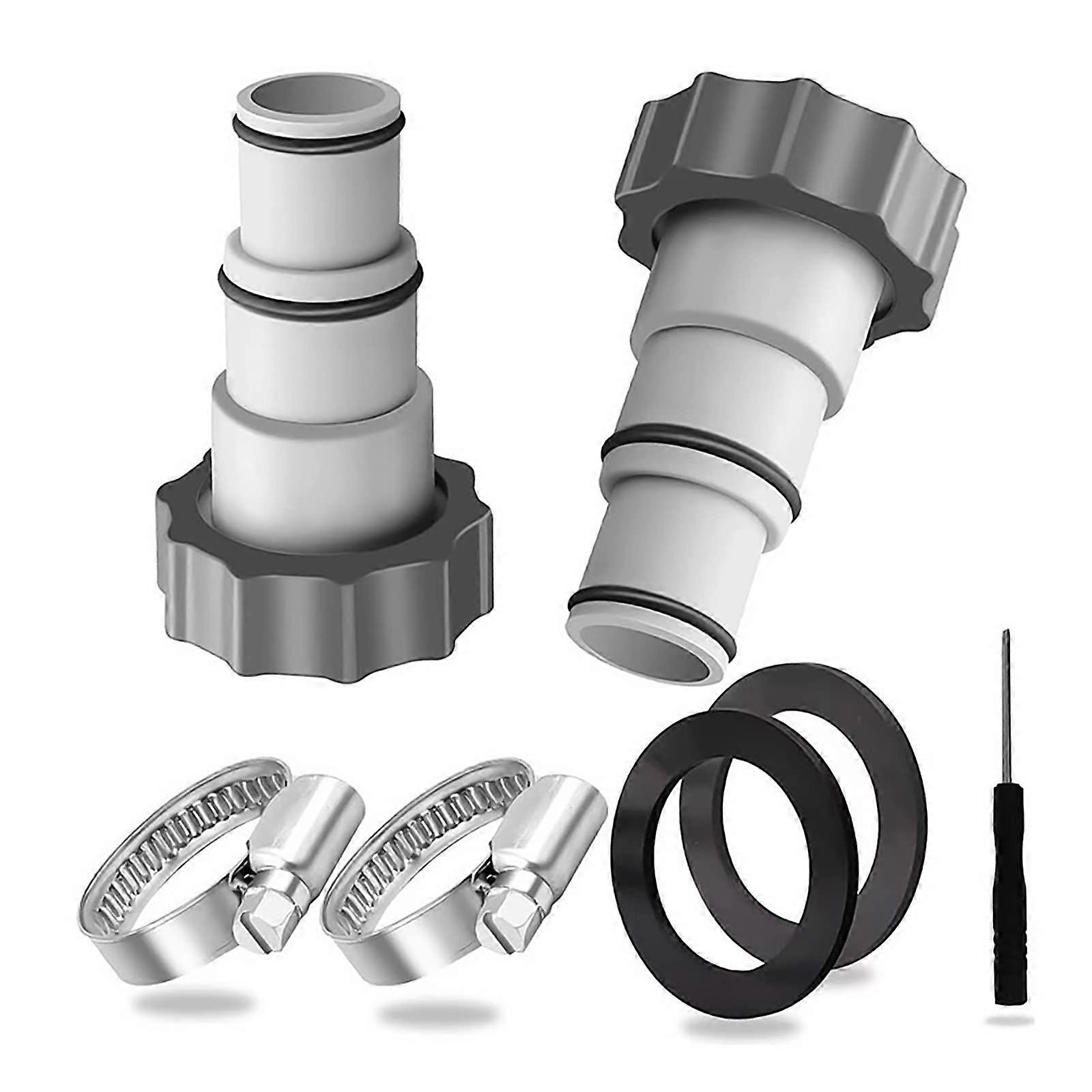 Hose pipe adapter for piston valve pool drain pool adaptation 4000 2500 1500 ARU threaded connection pumps