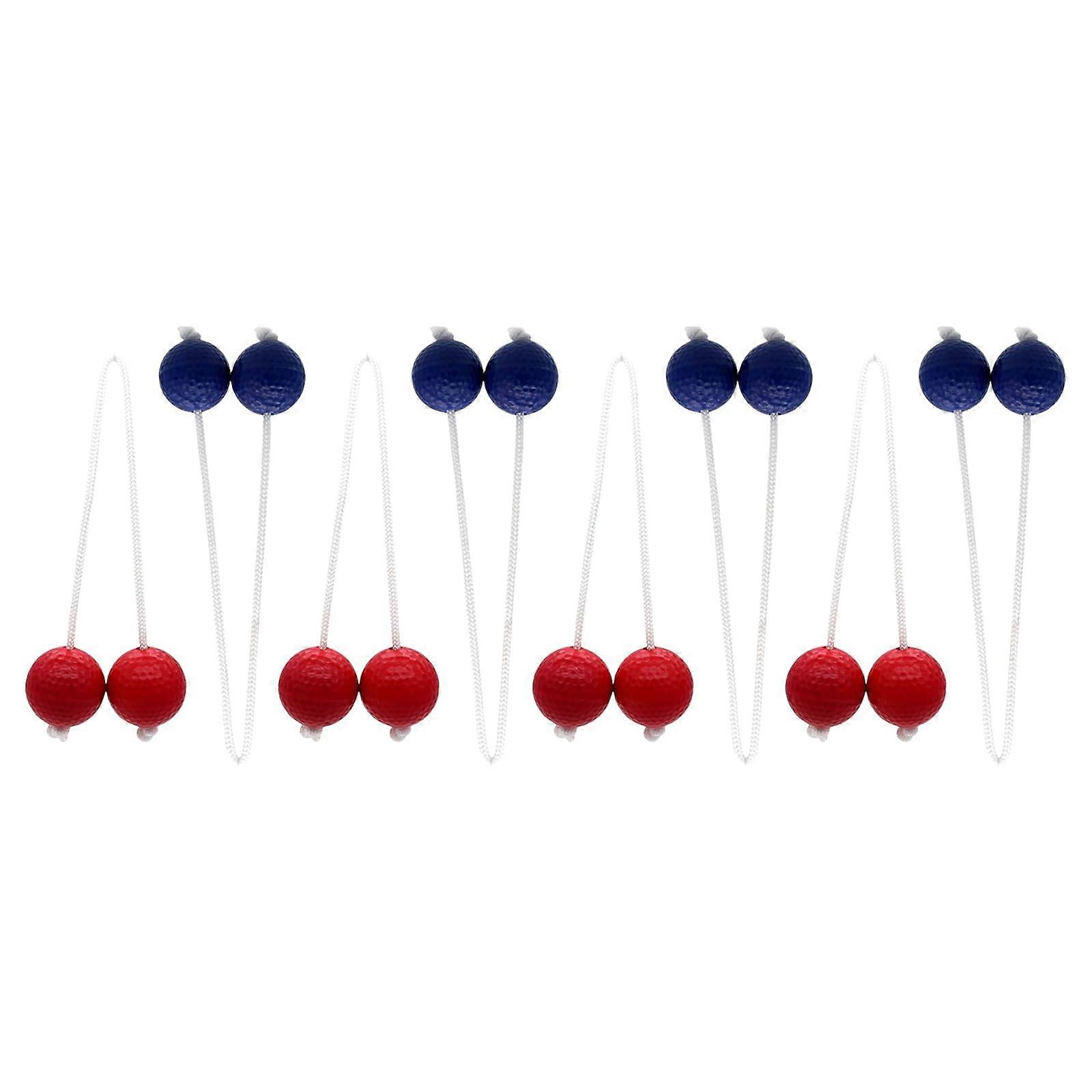 8pcs Golf Throwing Training Equipment - Durable Lawn Golf Balls for Ladder Toss Games, Outdoor Sports Accessories