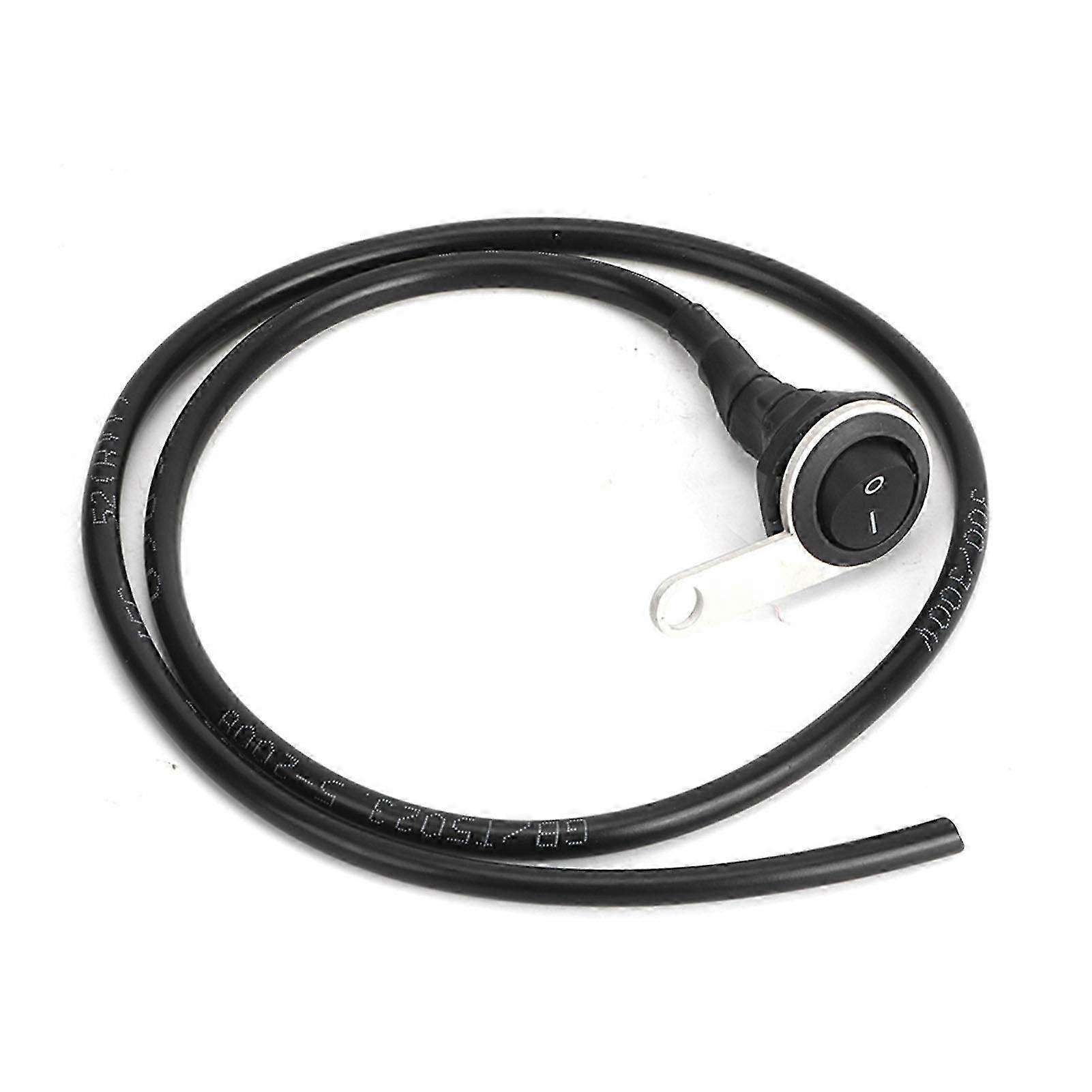 Waterproof Single Steel Spotlight Handlebar Light Switch for Motorcycles and ATVs 22mm Modification