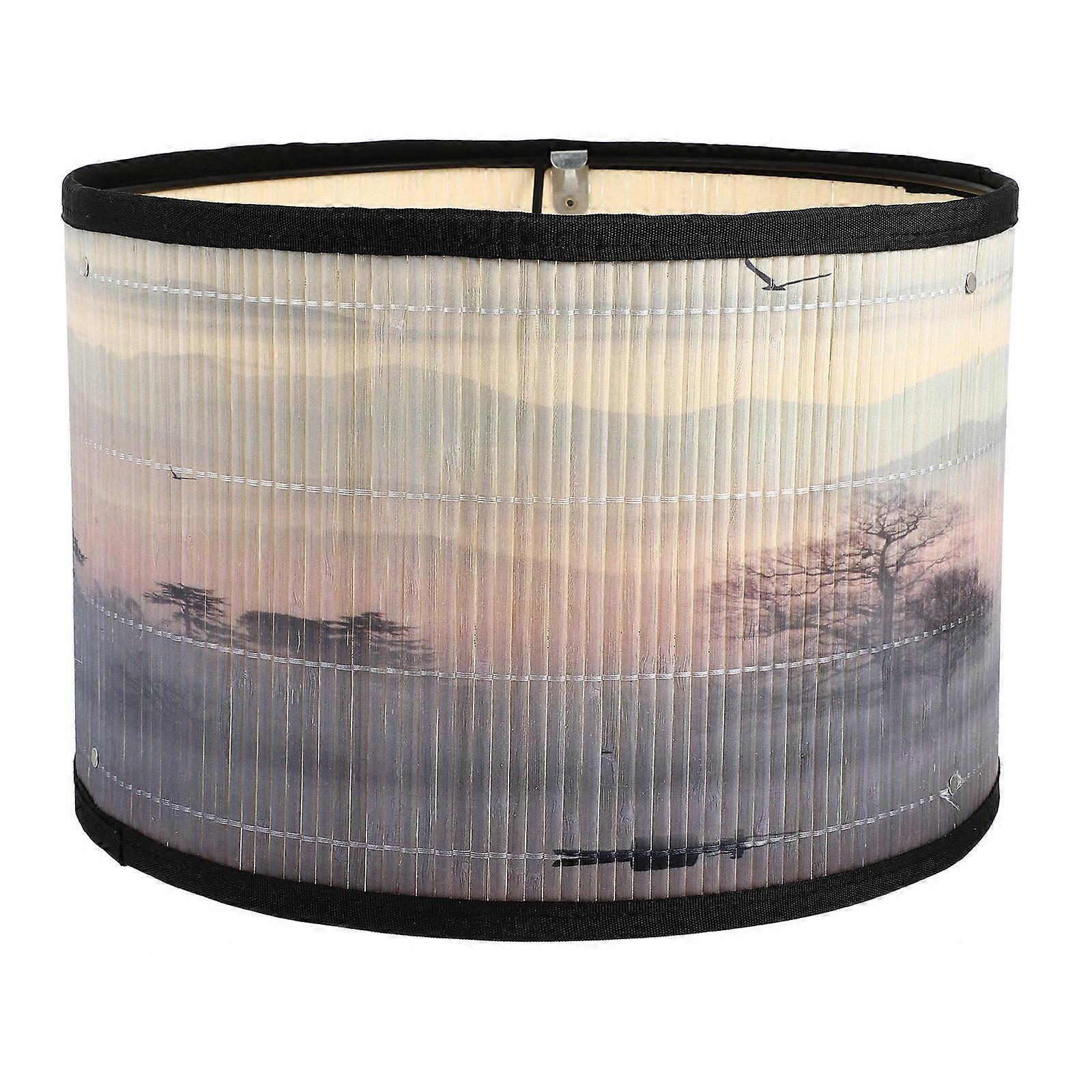 It sounds like you're referring to a product listing or description for a **Chic Bamboo Lamp Shade** with a **Japanese style design**. Here's a