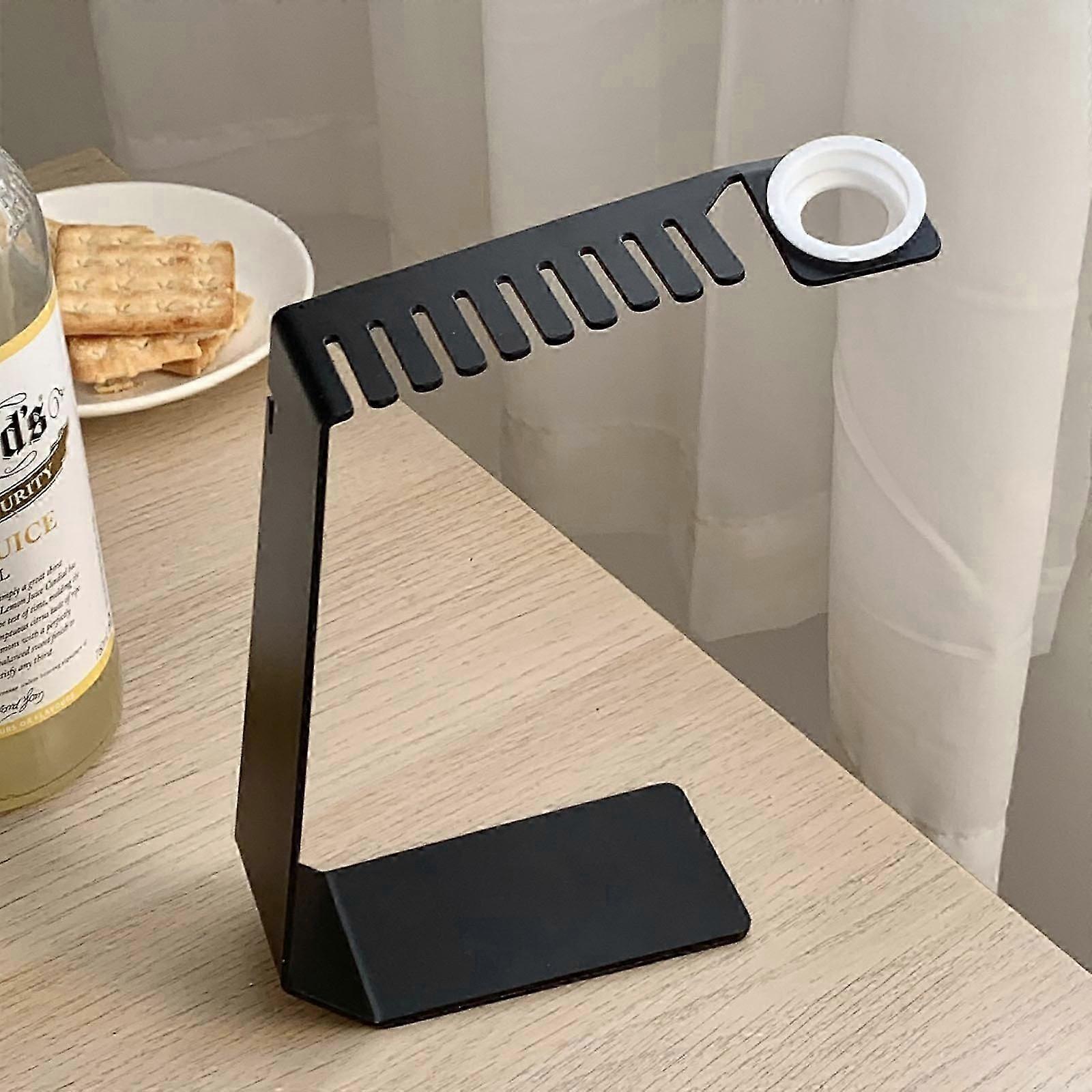Ur Band Holder Organizer til iPhone, Rustfrit Stål Opbevaringsstativ Urrem Opbevaring til iwatch Stativ med Oplader Groove