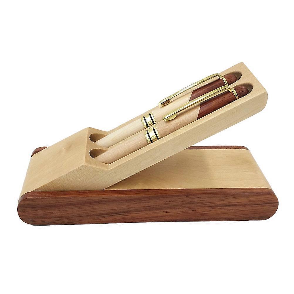Wooden Fountain & Ballpoint Pen Set in Elegant Box, Lightweight Design for Smooth Writing – Perfect for Anniversary, Christmas, Birthday, Valentine’s