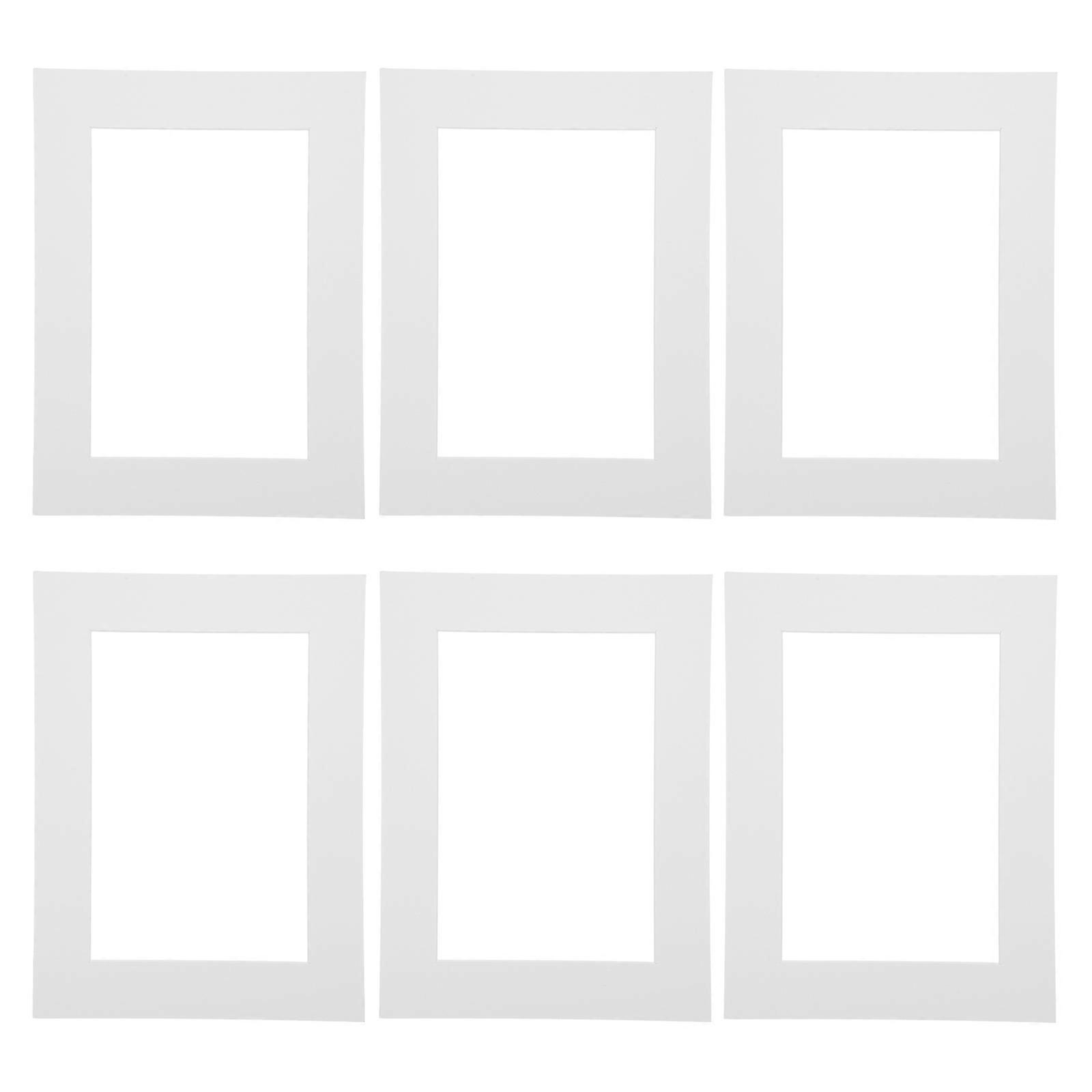 30pcs Pre Cut Mat Board Display Kit for Photo Frames Artwork Cardboard