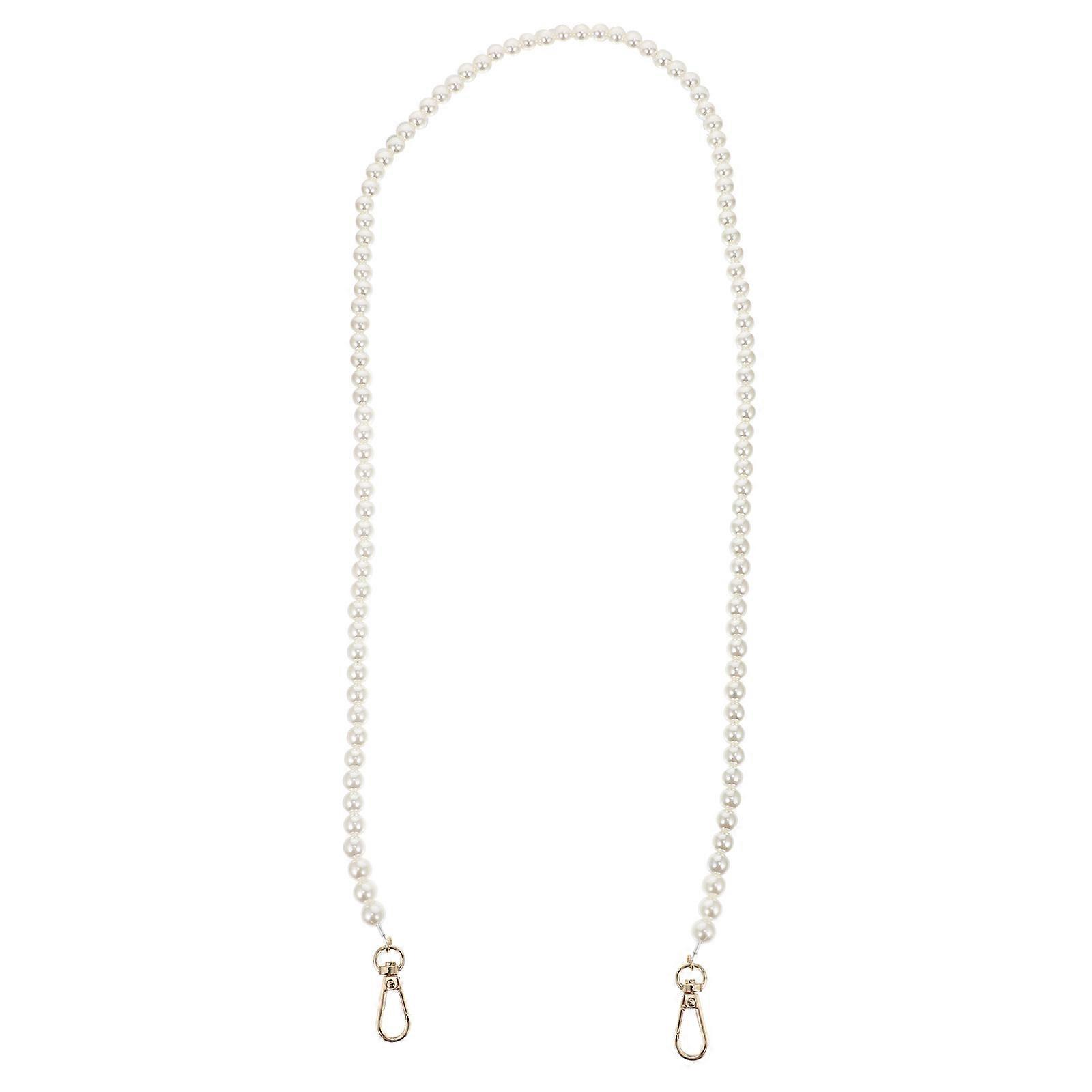 Golden Plastic Bag Chain for Decoration Lightweight Durable with Easy Install Buckles Fits Clutches 10cm