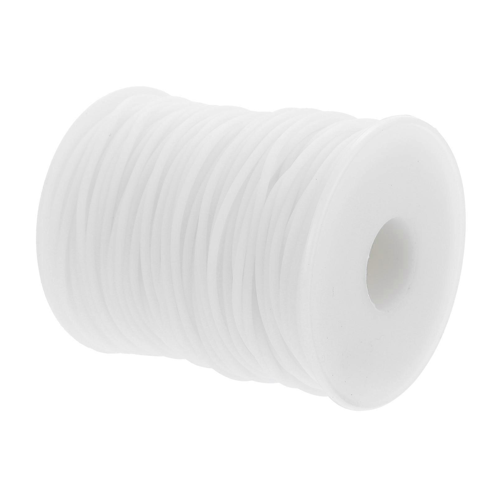 Diy PVC Hollow Rubber Rope Beading String for Jewelry Making – Durable Flexible Material for Crafting Accessories