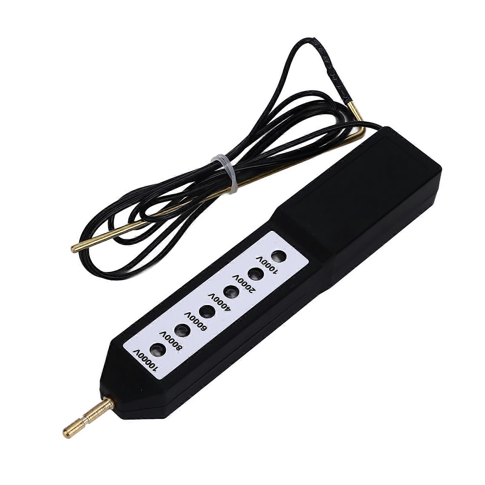 Electric Fence Tester Waterproof Voltage Meter 10KV Portable Tool with 6pcs Light for Farm