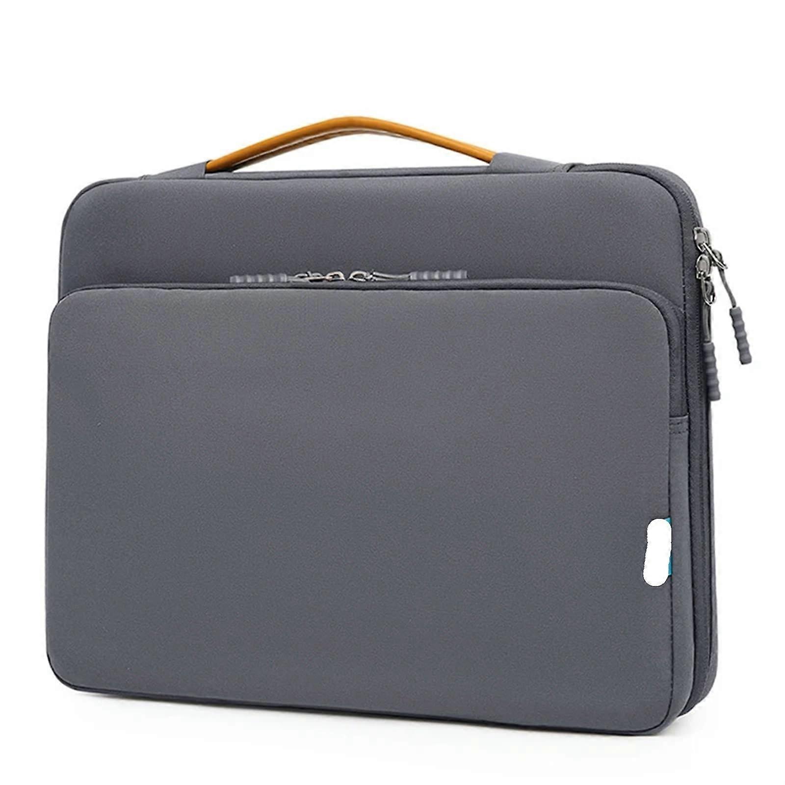 Laptop bag, notebook bag, protective case, waterproof, shockproof, briefcase, computer bag for business (Gray, 14 Inch) Gray 14 Inch