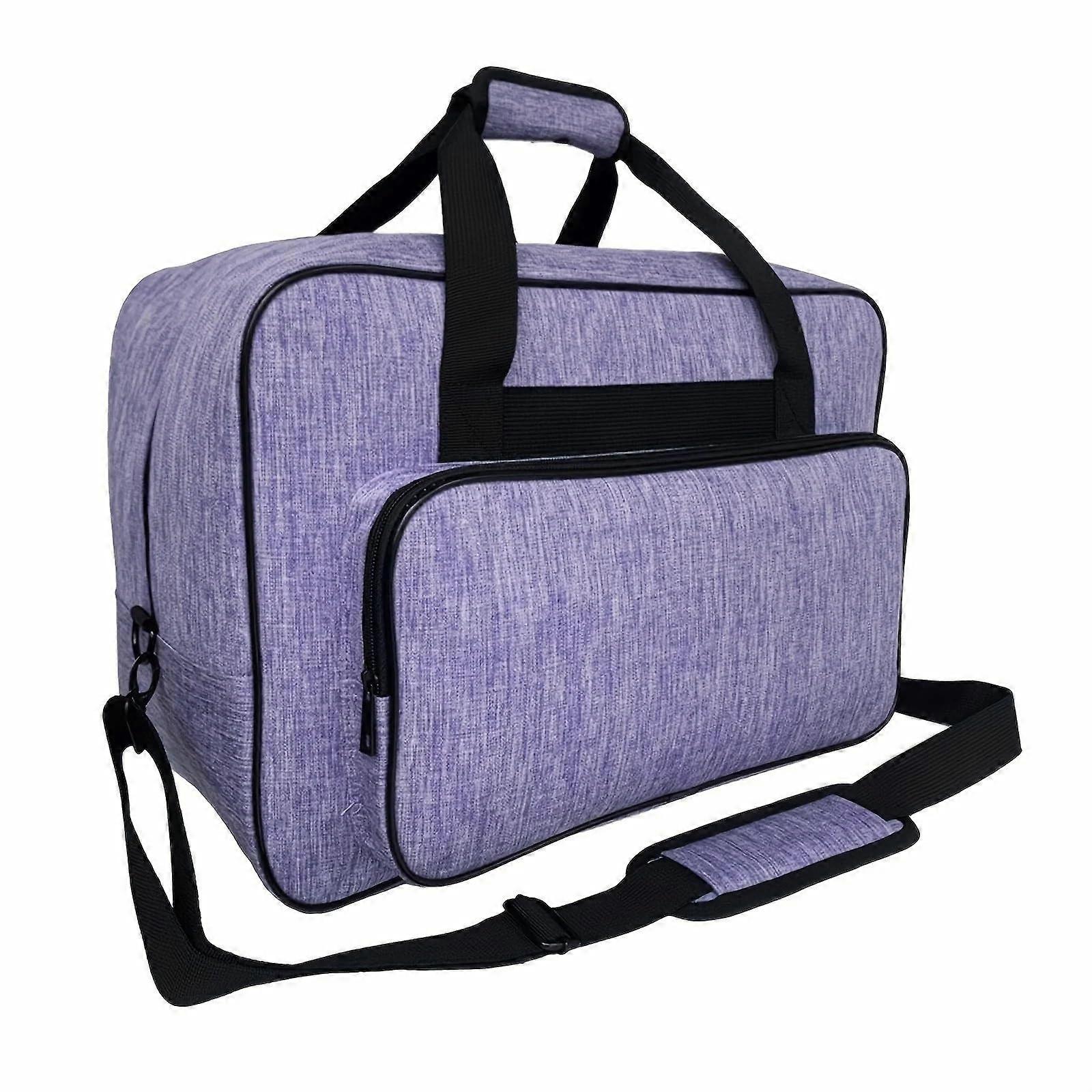 Sewing Machine Bag with Shoulder Strap, Compatible with Most (Purple)