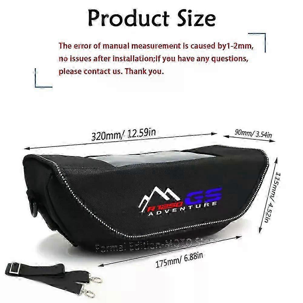 Motorcycle Waterproof Bag Fit For BMW R1250/R1200 GS Adventure S1000XR S1000R Storage Handlebar Bag Travel Tool Bag