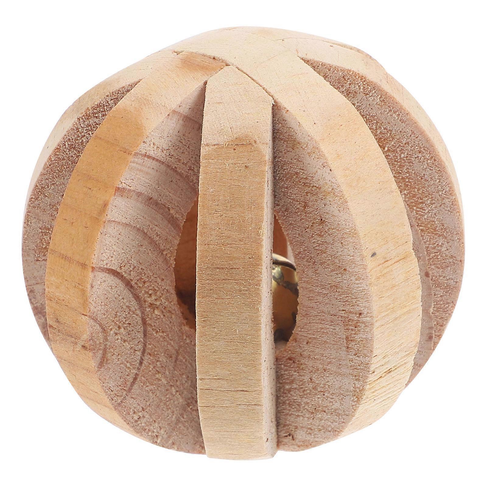 Natural Wooden Chew for Hamsters, Rabbits, Chinchillas, and Guinea Pigs – Safe, Fun Teeth Grinding Toy to Promote Exercise and Reduce Stress