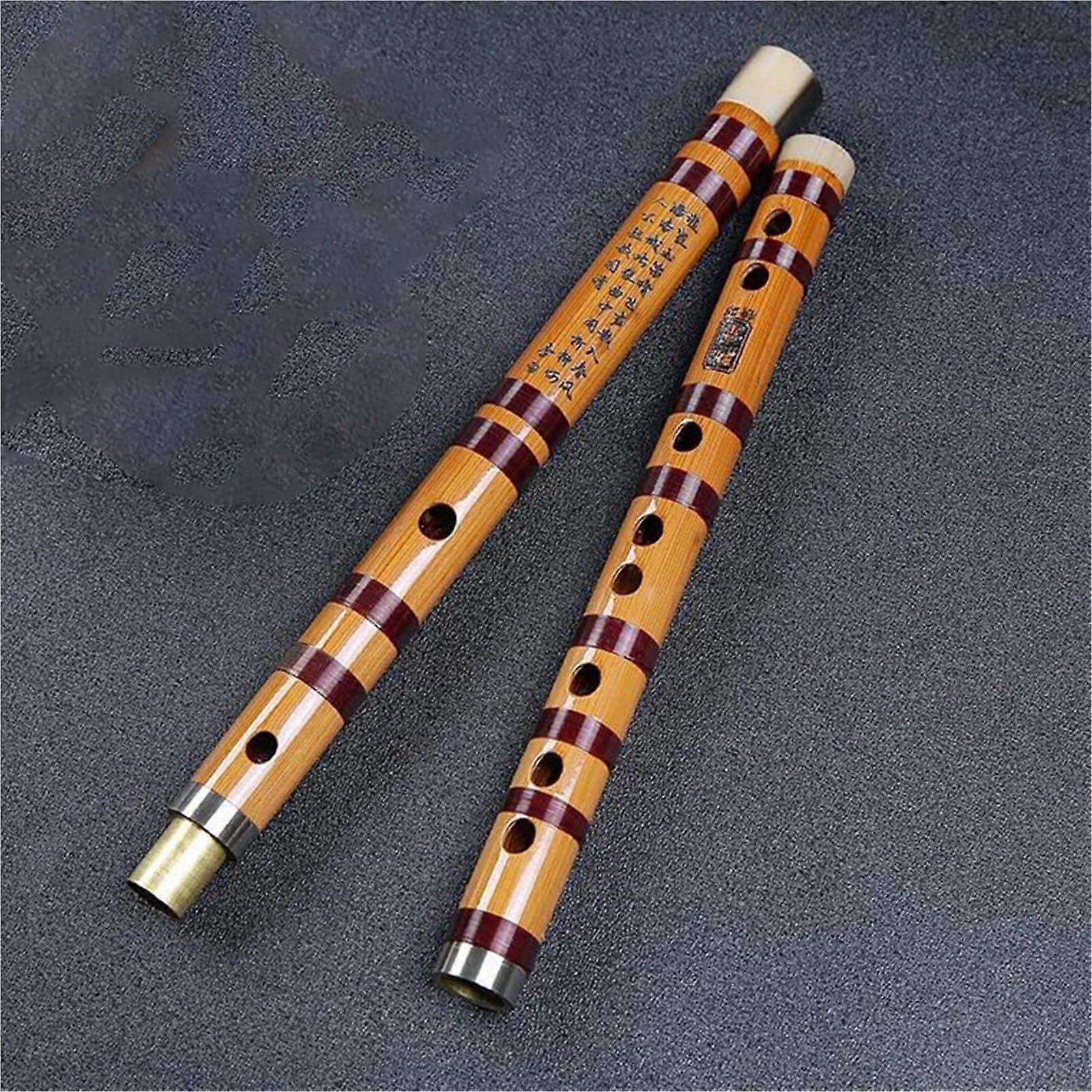 Bamboo Flute Bitter Bamboo Flute Musical Instrument Bamboo Flute Key by GF for Beginners EDC Key Professional Bamboo Flute Game (B Style G)