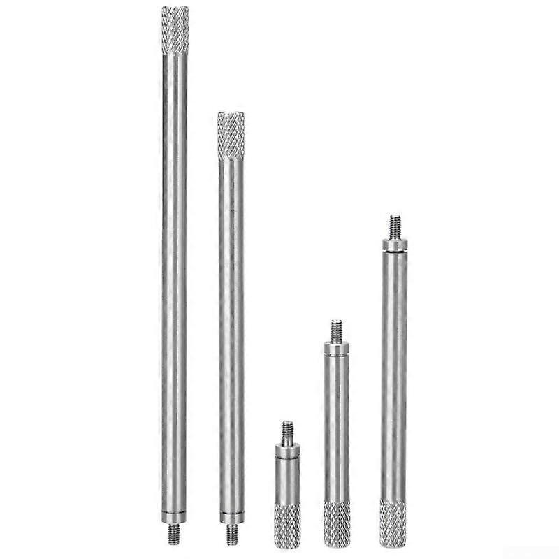 Dial Indicator Extension Bar, 5mm Dia Dial Extension Shank, M2.5 Extension Rod Thread on Both Ends, Dial Gauge Stem, Probe Link Rod