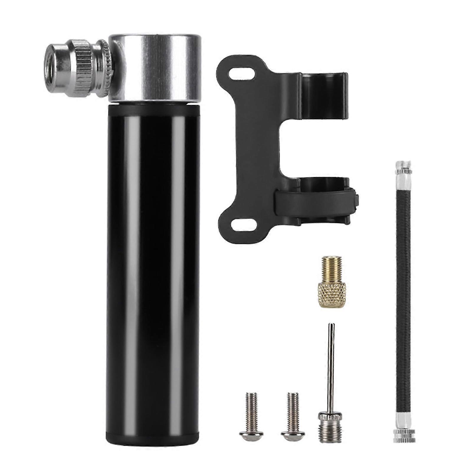 Compact Bike Air Pump, Lightweight Durable Design with Ergonomic Grip for Bicycles and Basketballs, Portable Inflatable Pump