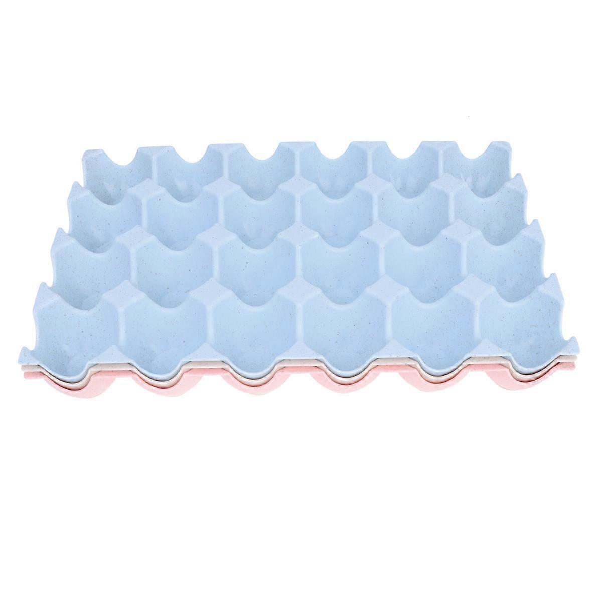 Kitchen Egg Tray Egg Holders For Fridge Daily Use Space Saving 29*19CM 1Pcs