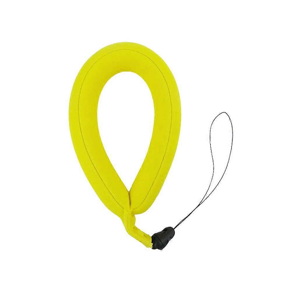Universal Floating Wrist Strap for Underwater Cameras – Foam Light Buoyancy Wristband in Yellow for Easy Device Handling