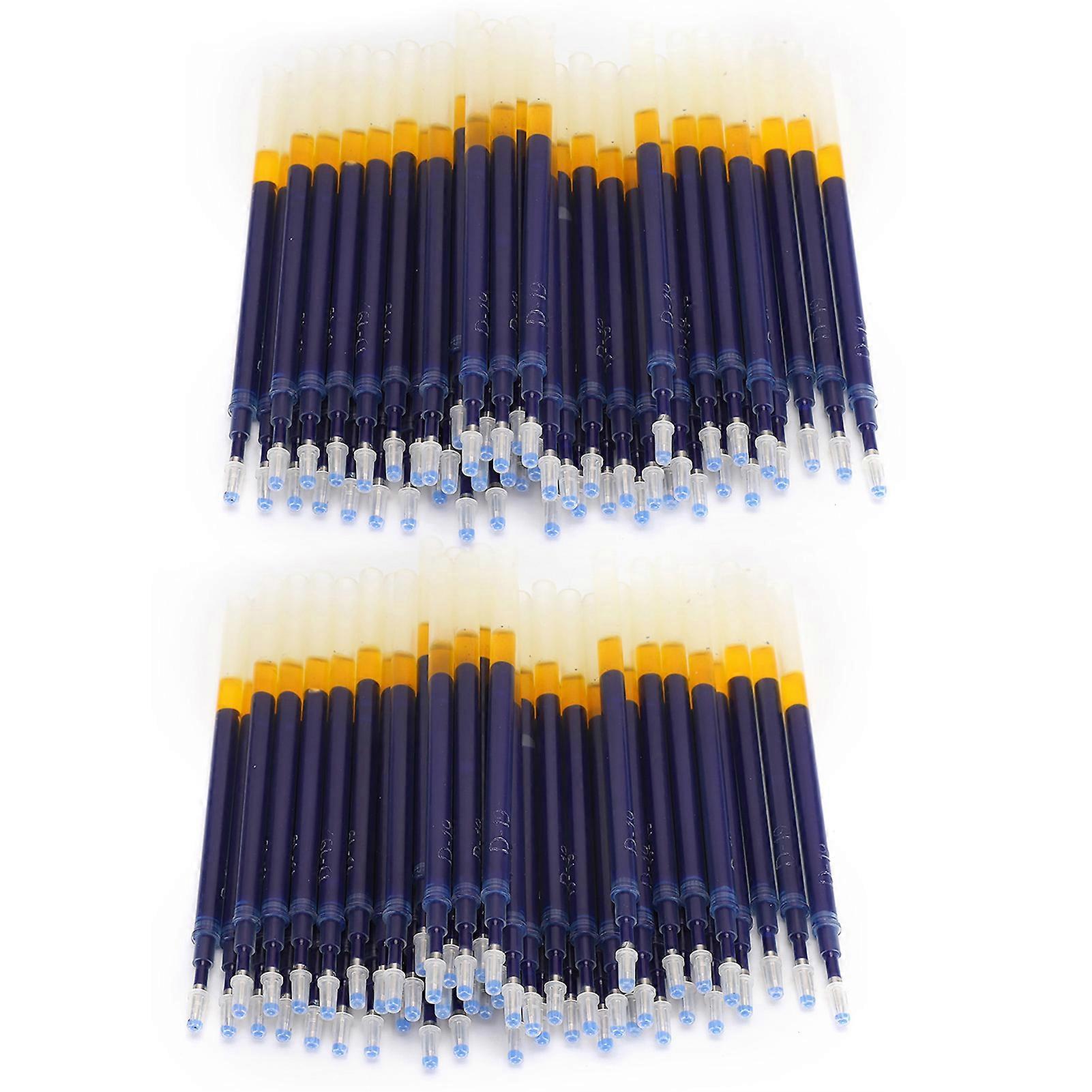 100PCs Fabric Marker Pen Refill Clothing Accessory Tailor Tools for High Temperature FadeBlue