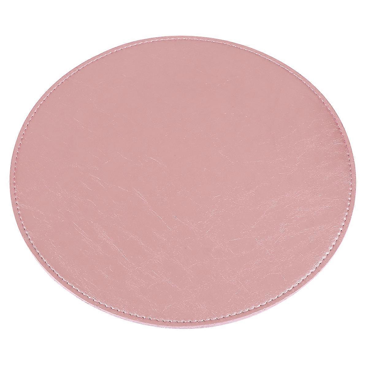 Golden Microfiber Mouse Pad for and with Round Shape 7.87 x 7.87 inches