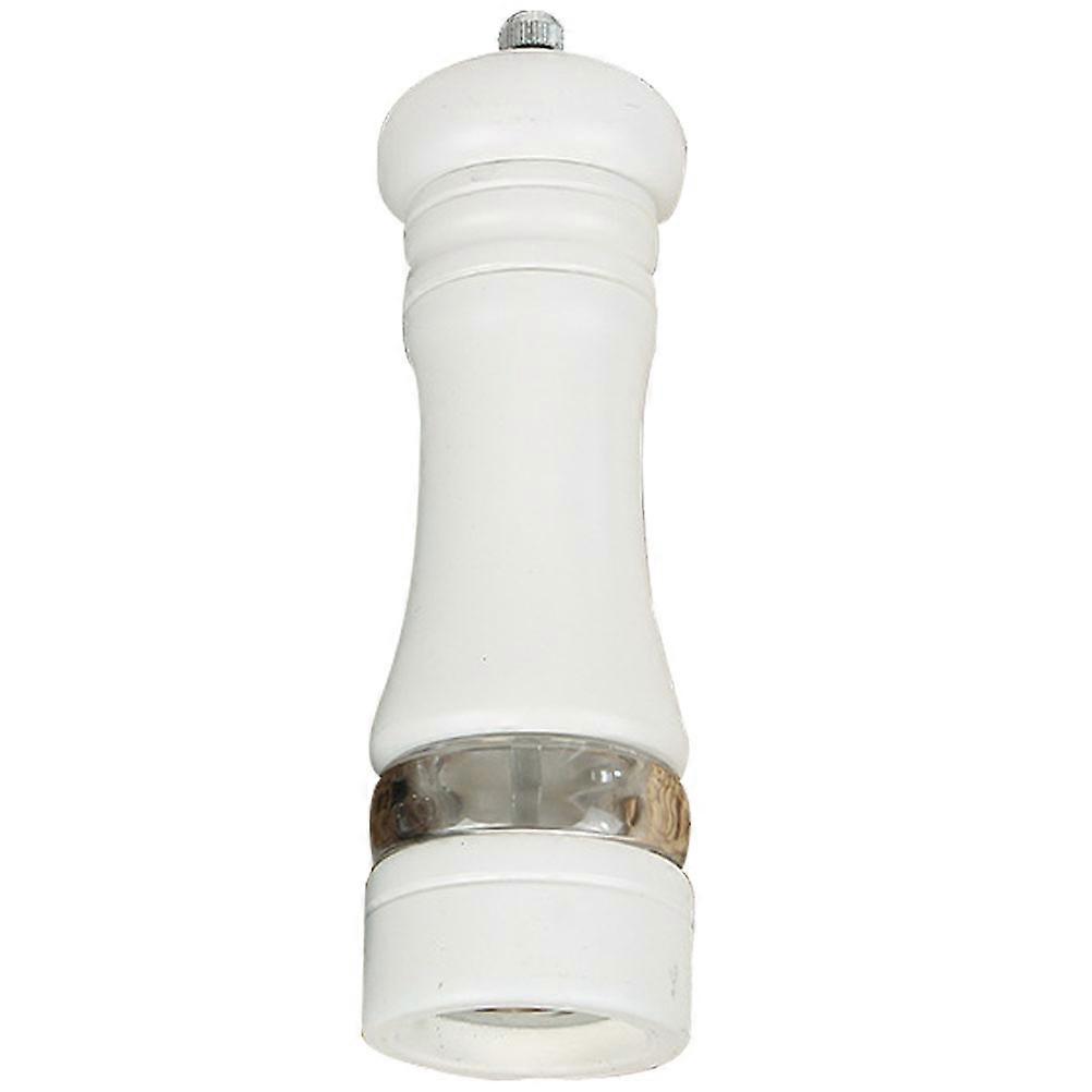 Refillable Shaker in White Plastic for Kitchen Use Easy to Grip and Add Aroma 7.5 x 3.5 x 3.5 inches
