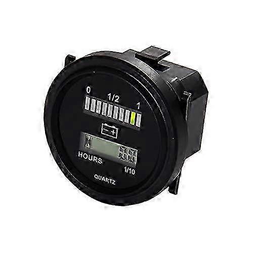 Digital Multifunctional Meter: This device can be display the battery power left and total running hours by 2 individual channels at the same time, it