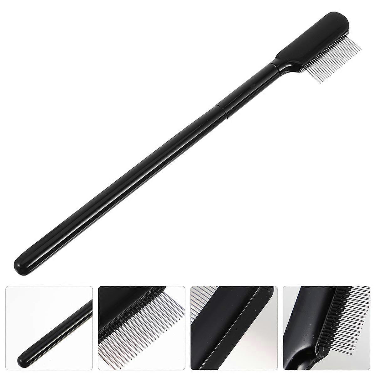 Single Sided Eyebrow Brush Comb Dual Purpose Grooming Tool for Eyebrows and Eyelashes