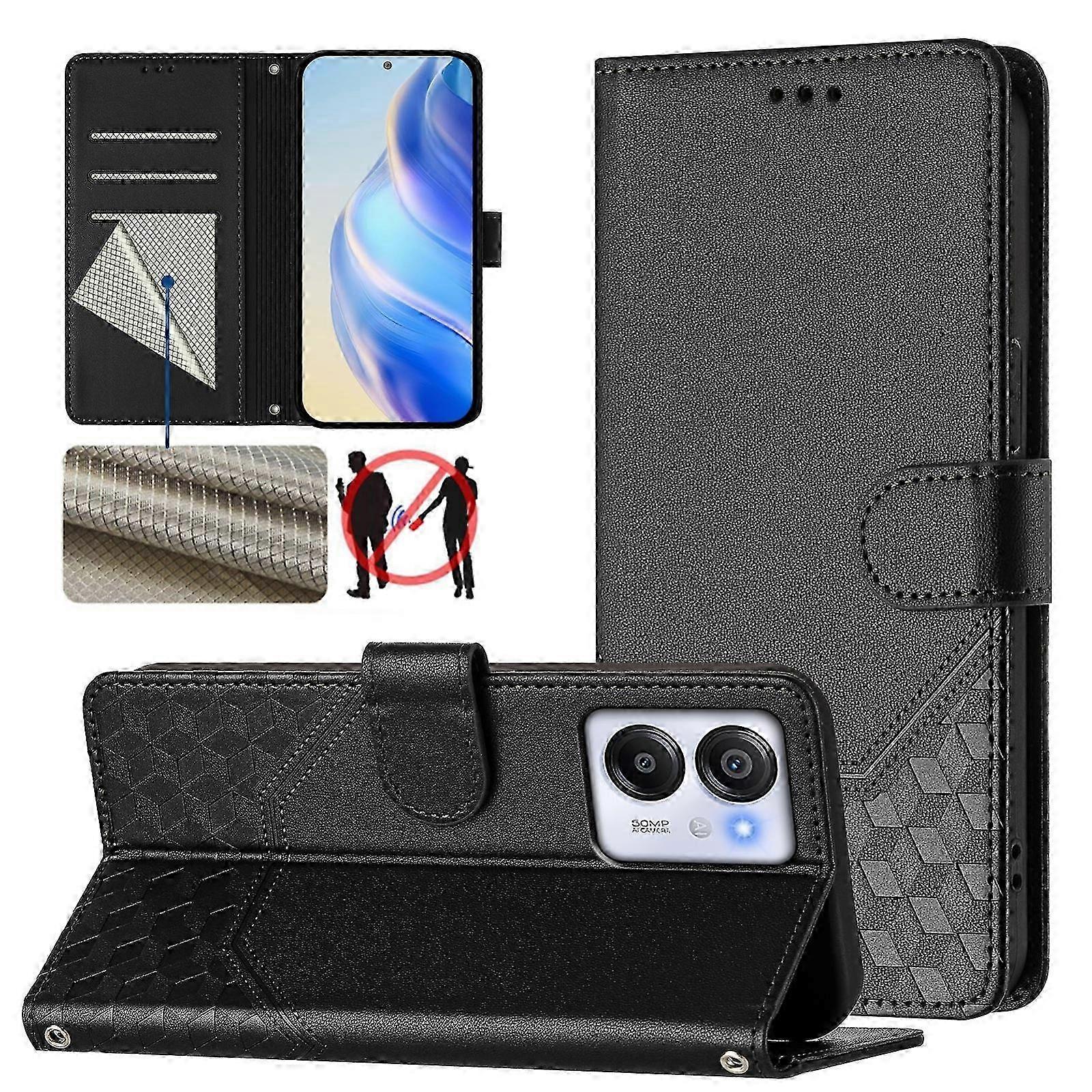 Honeycomb Eming RFID Leather Phone Case for  & Android - Premium Protection