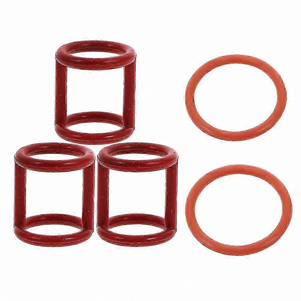13-Piece Ice Cream Machine Silicone Sealing Ring Set - High Elasticity Replacement Washers for Valve Rods