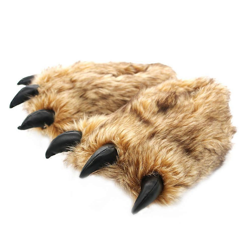 Stuffed Slipper Creative Winter Plush Warm Non-skid For Men And Women 1 Pair