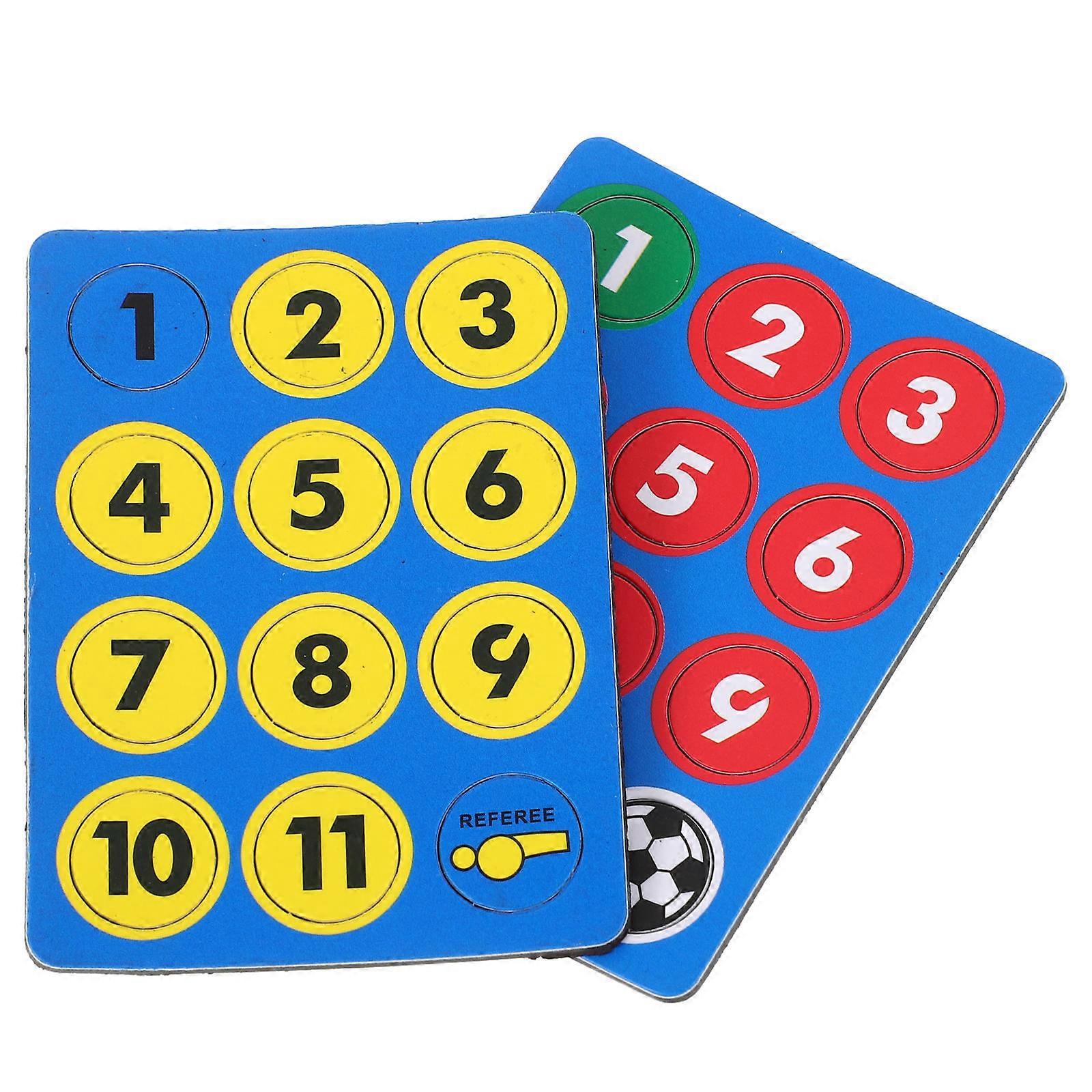 Soccer Magnets Soccer Training Equipment Compact Design For Classroom Training Round Shape 1 Set