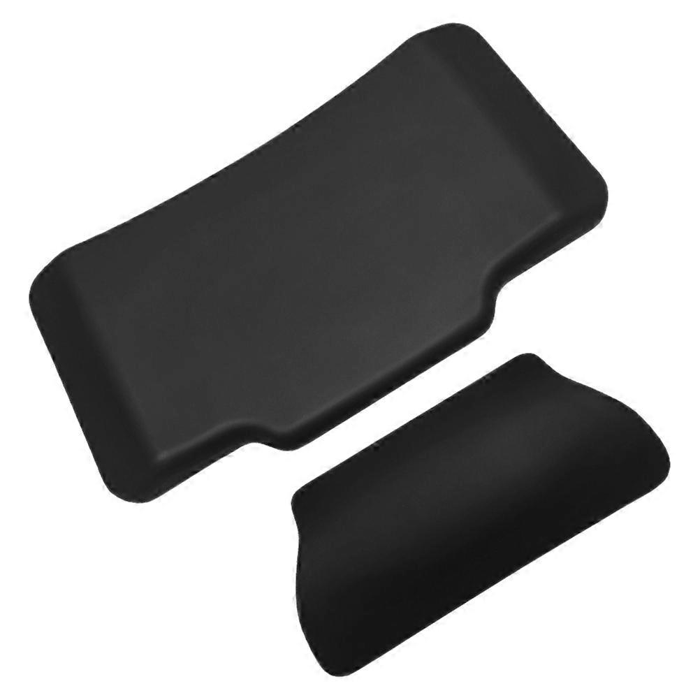 1 Set PU Motorcycle Backrest Cushion Rear Pad for Passenger Anti Vibration Seat Backrest Universal Fit for Motorbike