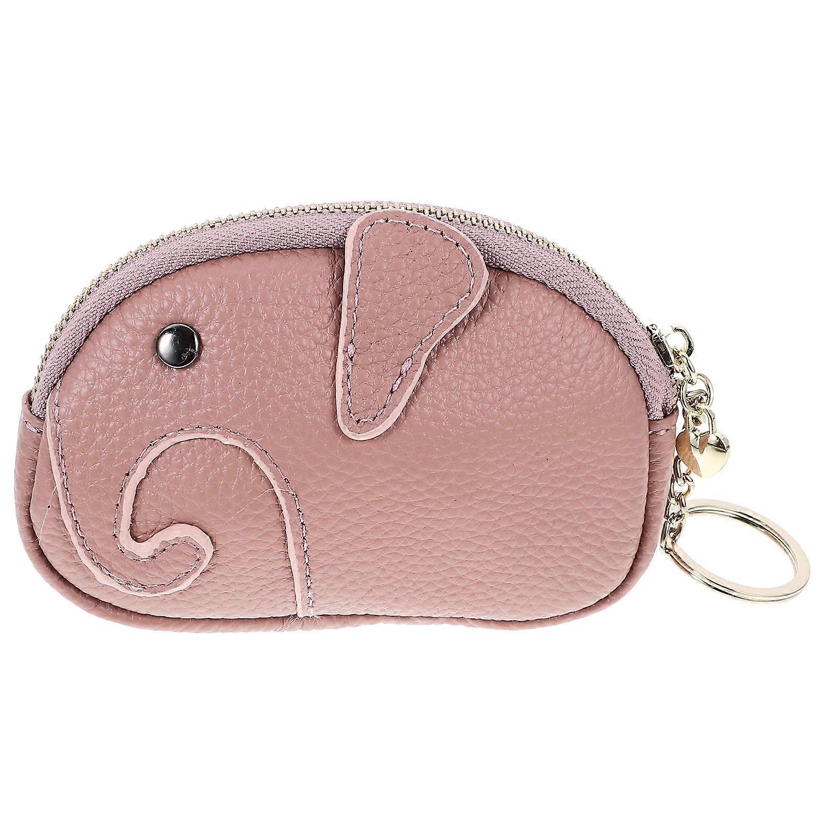 Violet Small Purse Made of for Storage Use Lightweight Compact Size Fits Coins and Keys