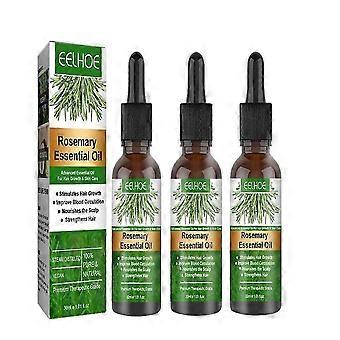 3 STUKS 30 ml Rozemarijn Haarolie Voeding Hoofdhuid Stimuleert Haargroei Haarverzorgingsolie