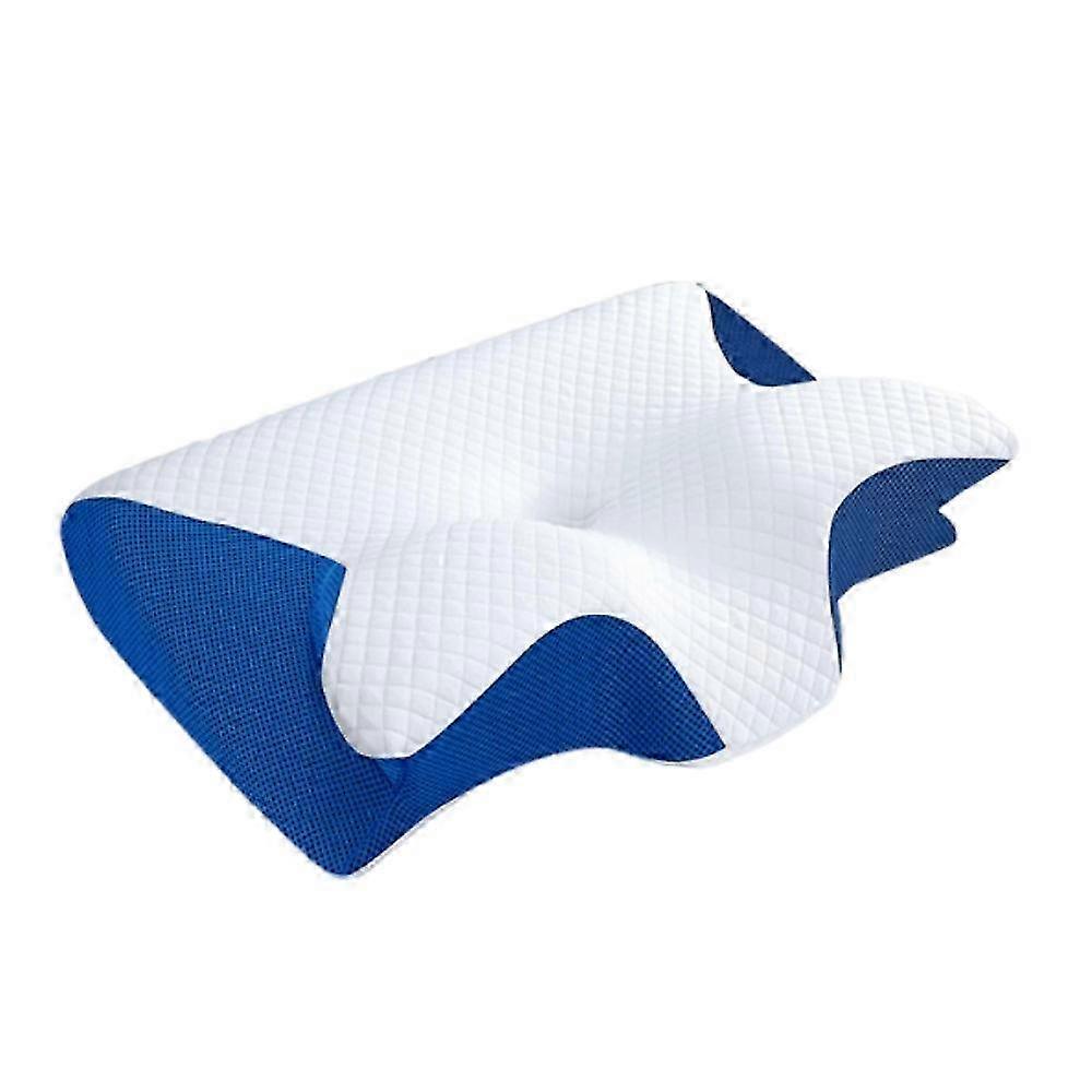 Un oreiller cervical orthopédique 2 en 1, ergonomique et orthopédique en mousse à mémoire de forme pour les douleurs cervicales