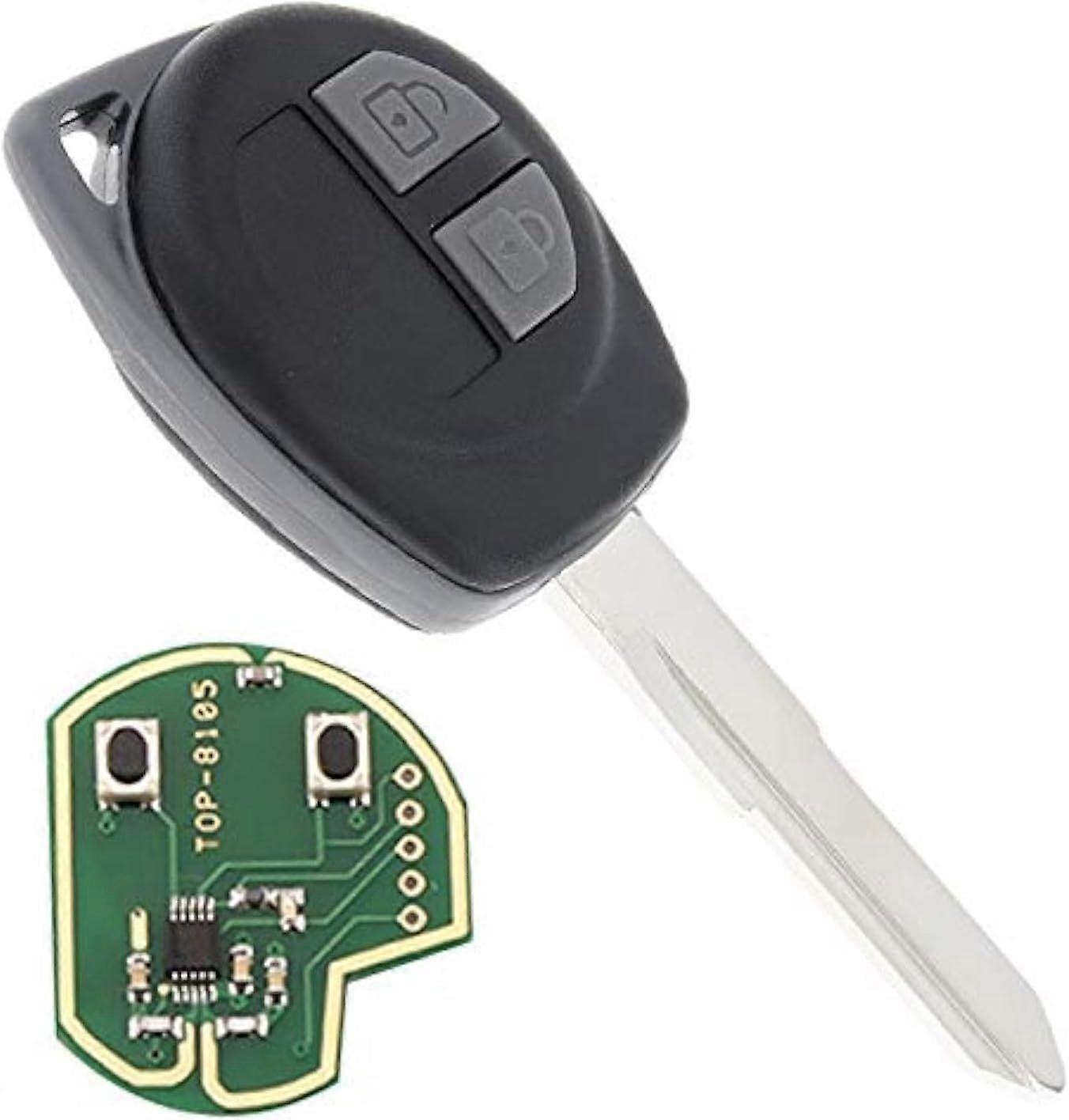 2025 Newest 2 Button Keyless Uncut Flip Remote Key Fob with ID46 Chip for Suzuki