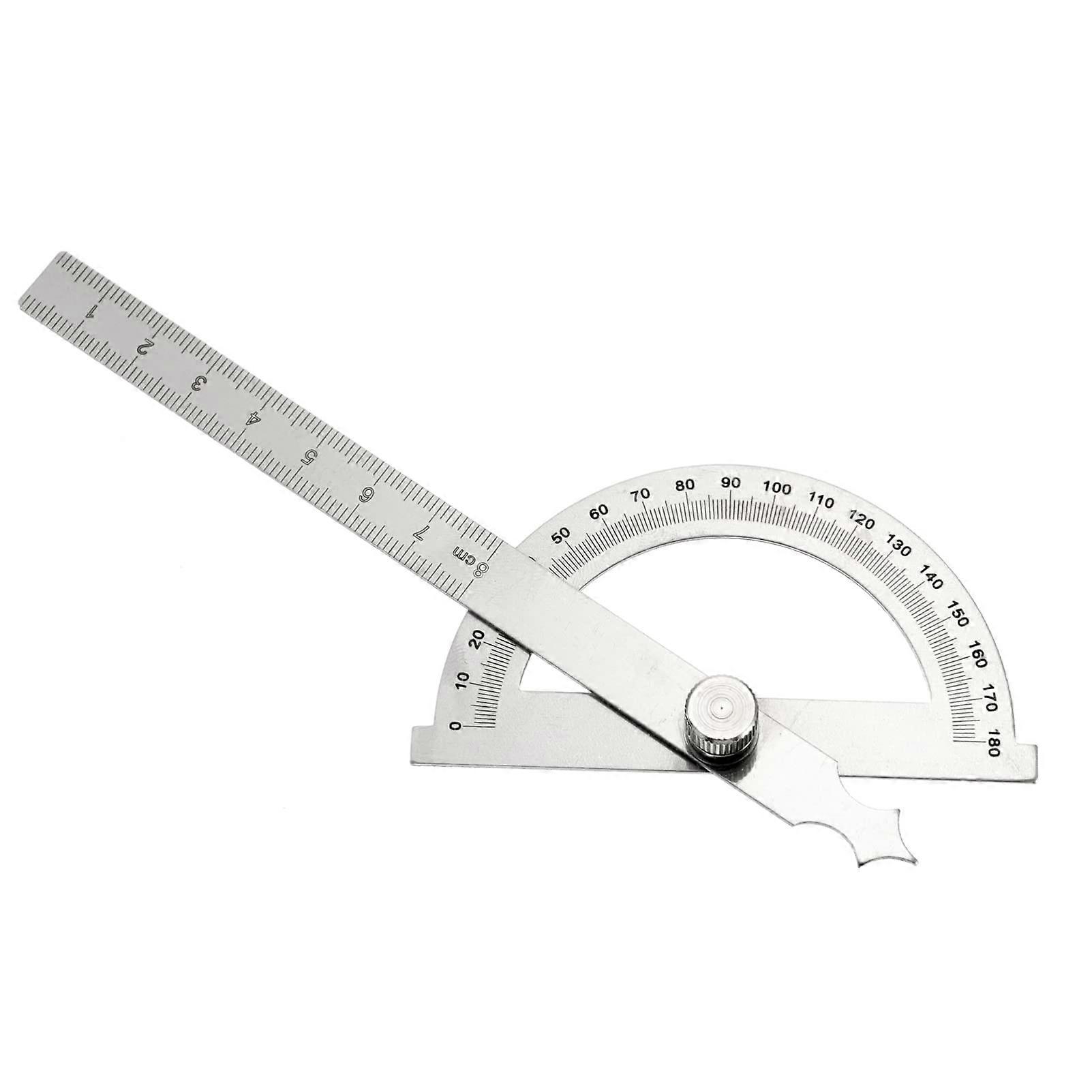 Adjustable protractor Portable angle measuring tool Multifunctional semicircle ruler for woodworking Precise measurements Various fields