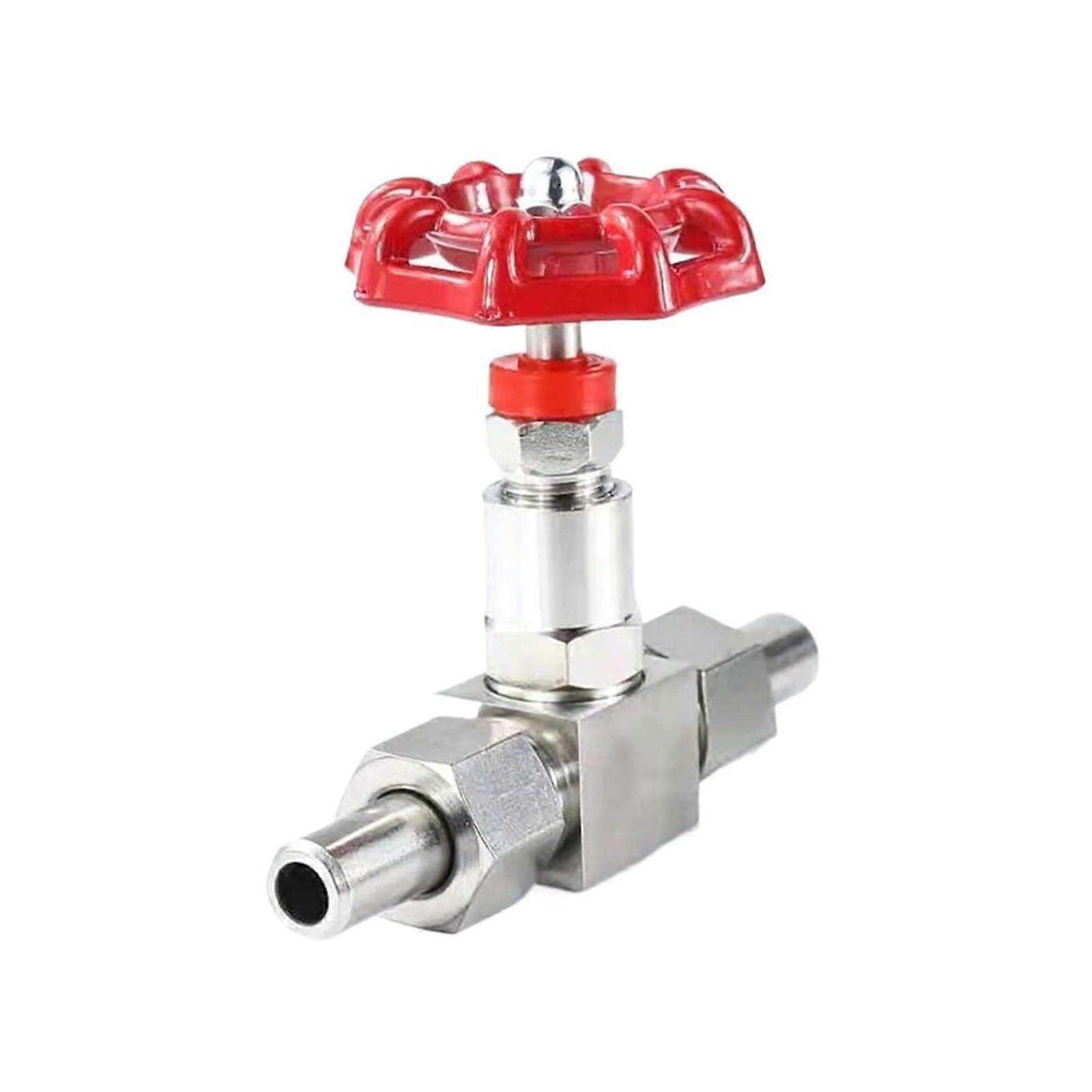 1/4" 3/8" 1/2" Stainless Steel Ball Valve (3/4") - Durable Multi-Size Pipe Fitting for Plumbing Systems