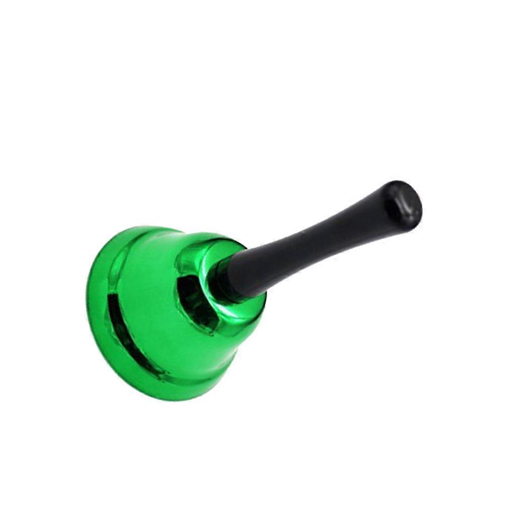 Musical Hand Bells For Kids Hand Held Bells Shaker Bell Rattle Green Color 7.5x7.5x13cm 1Pack