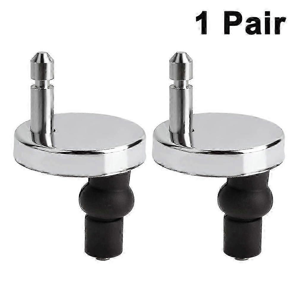 2025 1 Pair Toilet Seat Hinge, Toilet Seat Hinge Fixings, Toilet Seat Fixing Part Top Fixing Universal Fixing Bolt Expansion Screw Cover Buckle
