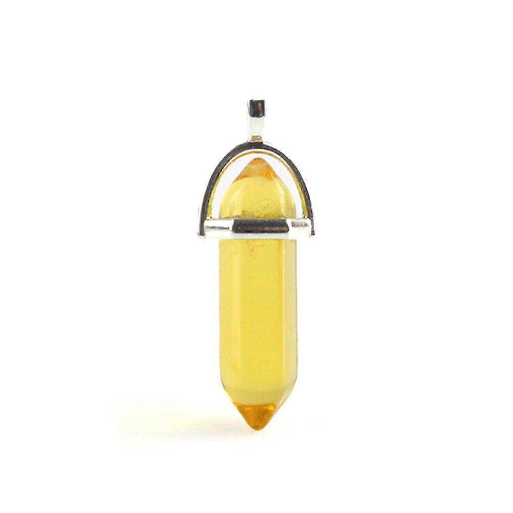 Hexagonal Crystal Pendant with Glass Material and Assorted Colors for Decoration and DIY Jewelry Making 24 Pieces