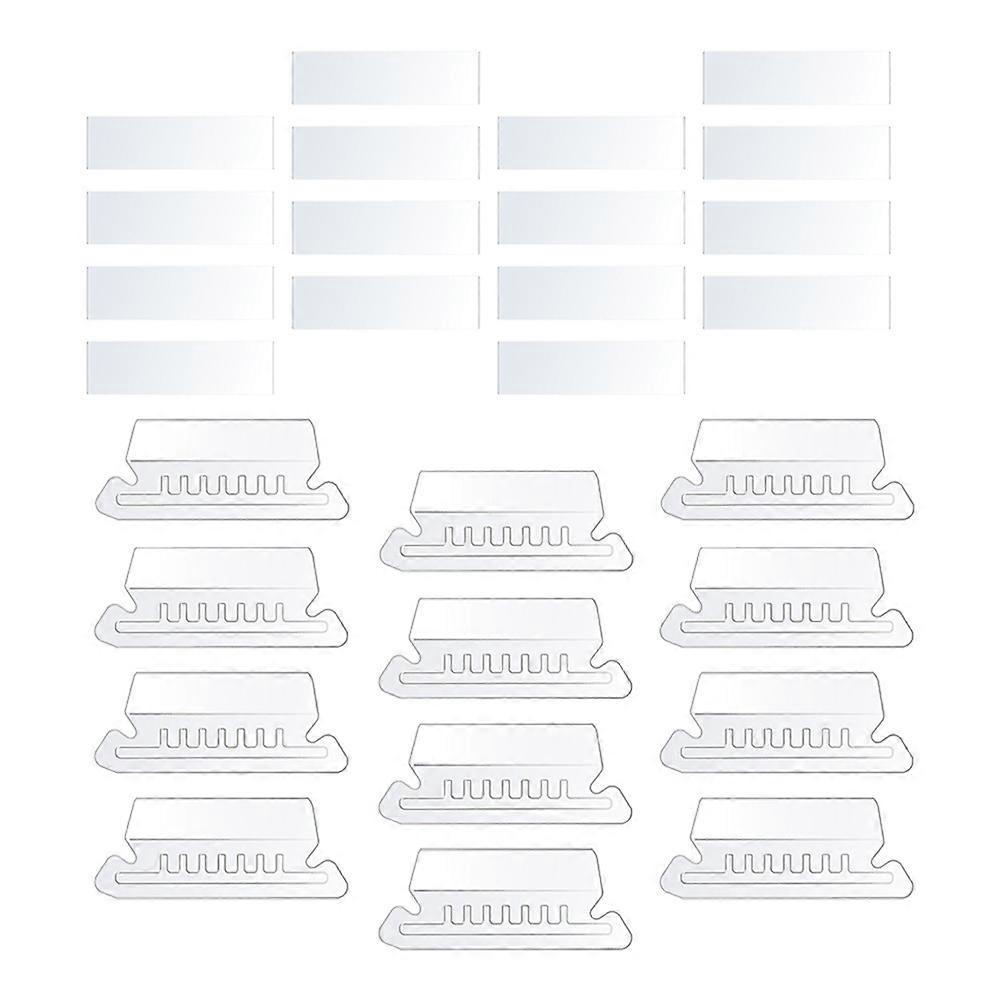 File Folder Tabs for Office Use Portable PVC Transparent Classification Labels with Sufficient